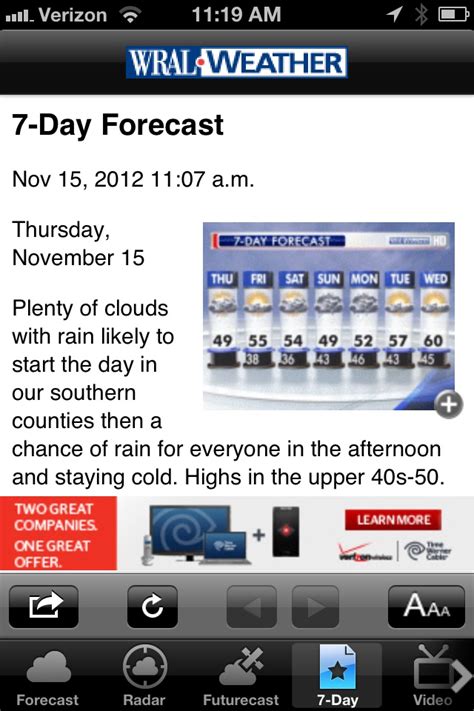 wral meteorologist|wral 7 day weather forecast.